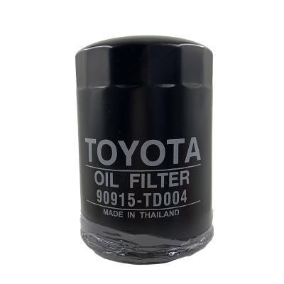 China Filter paper + iron safe and reliable performance auto engine oil filter 90915 td004 fits for Japanese car for sale