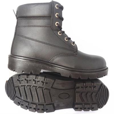 China Steel Toe Genuine Leather Upper With Cop Steel Tiger Toe Safety Shoes for sale