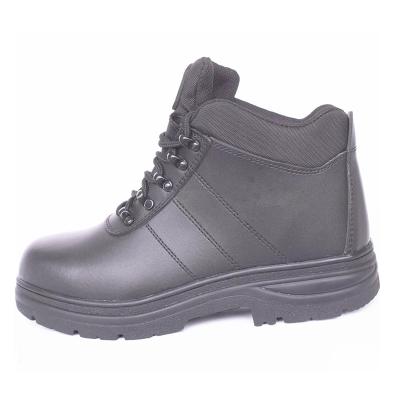 China Steel Toe High Quality Police Safety Shoes Malaysia Safety Boots Genuine Leather Safety Shoes for sale