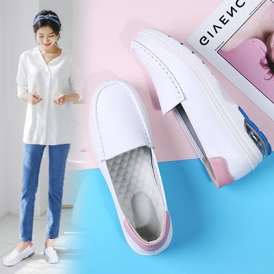 China Microfiber Steel Toe White Microfiber Water Proof Nurse Shoes Woman Work Shoes Kitchen Upper Safety Shoes for sale