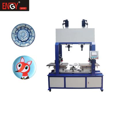 China Factory 2 color pad printing machine 2 color ceramic pad printing machine printer for cartoon pattern ceramic plates for sale