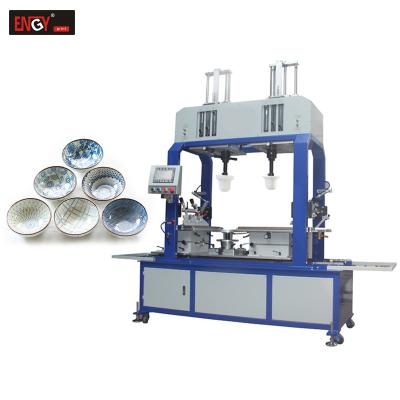 China Factory printing ceramic bowl/plate machine 2 colors pad printer for sale zu verkaufen