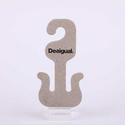 China Gray Color Eco - Friendly Recycle Cardboard Paper Hangers For Shoes / Slippers Display for sale