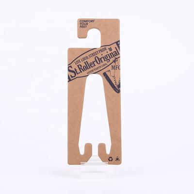 China Guangdong Dongguan Recyclable Paper Cardboard of Slippers, Recyclable Hanger Sandal Kraft Paper Hanger Hook for Slippers for sale