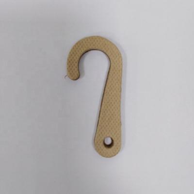 China Wholesale Hot Sale FSC 2022 Eco-Friendly Degradable Eco-Friendly Paper J Shape Paper Hooks For Socks Wrapping for sale