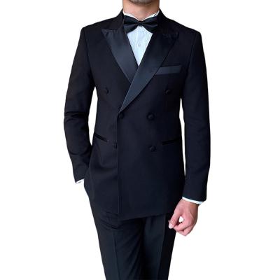 China Anti-wrinkle Mr. Lu San made a new gentleman's formal dress, men's slim suit, high set dress exquisite, wedding suit for sale