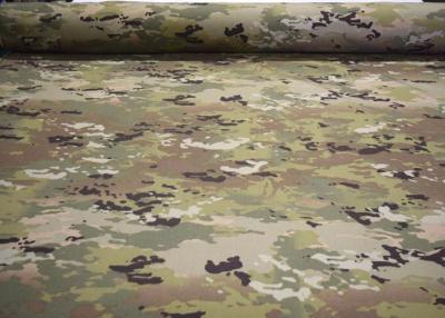 China Ripstop Cotton Camouflage Polyester Fabric Woven Twill For Luggage / Uniform for sale