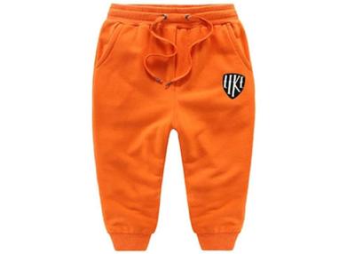 China Anti Pilling Joggers Kids Track Pants 90-130 Cm 97 Cotton 3 Spandex for sale