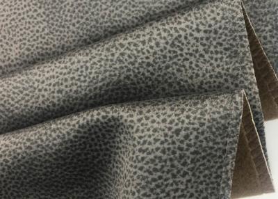 China Imitation Suede Leather Fabric Anti Mildew , 145 Cm Suede Sofa Material Warp Knit for sale