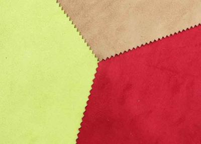 China Eco Imitation Suede Leather Fabric Embossed Pattern SGS Certification  for sale