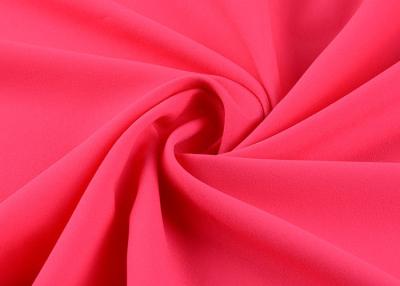 China Superfine Damask Silk Polyester Chiffon Fabric Elastic Plain Dyed 50d * 50d for sale