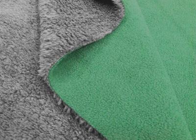 China Plain Dyed Polyester Knit Fabric Crocheted Polar Fleece And Velvet Fabric Bonded for sale