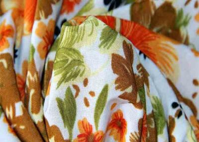 China Printed 4 Way Stretch Polyester Knit Fabric Flame Retardant Tear - Resistant for sale