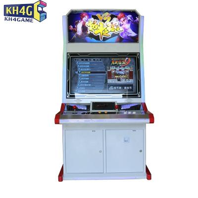 China Coin Operated Console Box Street Fighter Game Box Joystick Arcade New Custom Design MDF+Tempered Glass Printing for sale