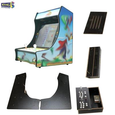 China MDF+Tempered Jungle Gear Jungle Gear DIY Game 19inch Glass Cheap Coin Operated Arcade Games Bartop for sale