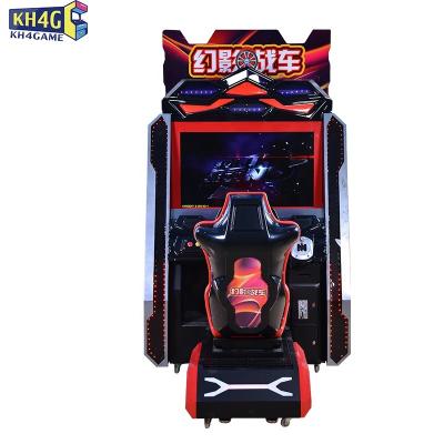 China Customized MDF+Tempered Glass High Performance Eu Plug Car Simulator Coin Operated Cabinet Racing Game Machine for sale