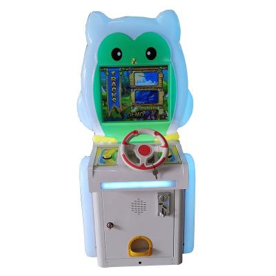 China MDF+Tempered Safety Glass Electronic Visual Kids Trustable Simulator Arcade Video Racing Car Game Coin Operated Machine for sale