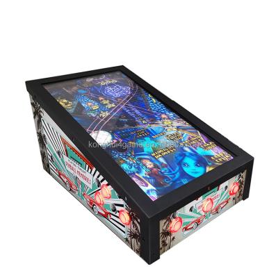 China Indoor Coin Mini Electric Pinball Shooting Game Virtual Playground Coin MDF+Tempered Glass Factory Various for sale