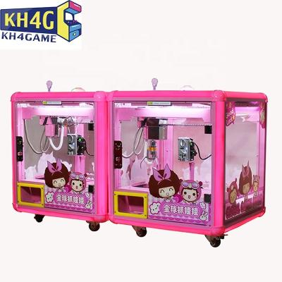 China High Returns Kit Doll Rubiks Cube Mini Coin Operated Selling High Quality Crazy Toy Candy Crane Claw Machine for sale