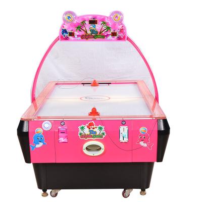 China Beautiful Indoor Sports and Entertainment High Quality Beautiful Arcade Tables Commercial Air Hockey Pink for sale