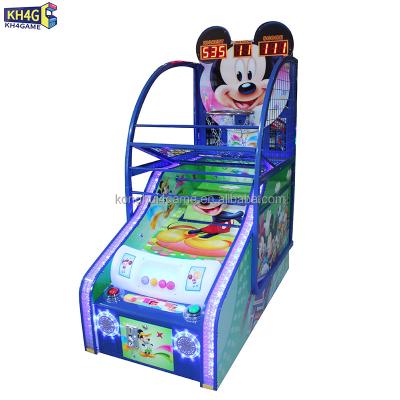 China Professional Sports High Yields Low Mdf+Iron Kids Street Machine LCD Screen Electronic Basketball Arcade for sale