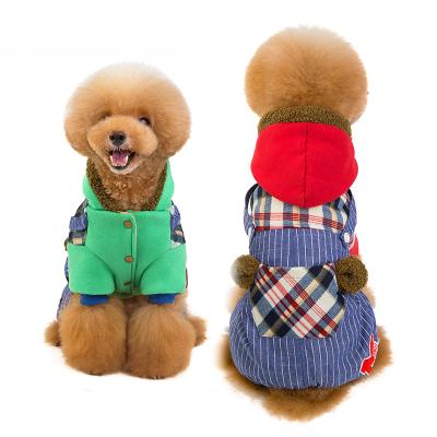 China Cotton Luxury Pet Clothing Wholesale Designers Stocked Warm Clothes For Dogs Winter Dog Clothes for sale