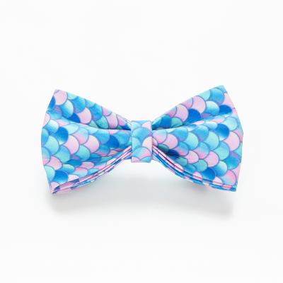 China Wholesale New Viable Accessories Bowtie Collar Dog Bow Tie Luxury Dog Ties Dot Printing Pet Cat Bow Fashion for sale