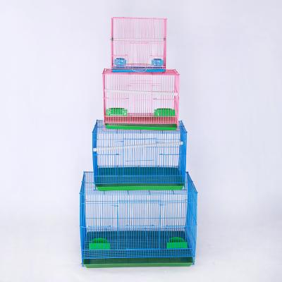 China Large Stocked Bird Cage Simple Cheap Iron Wire For Sale Cages For Birds Wholesale Bird Cages for sale