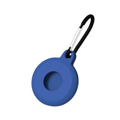 China New Arrival Simple Key Ring Keychain Smart Locator Tracker Cover Device Silicone Case With Key Chain For Air Tags Anti-scratch for sale