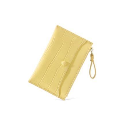 China Brand Stone Waterproof Mini Women Card Holder Cute Credit Card Holders ID Zipper Slim Wallet Case PU Leather Change Coin Purse Girl for sale