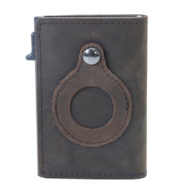 China RFID Blocking Protect Original Manufacturer Card Holder with Genuine Leather Wallet to Hold Popular RFID Shorts Style for sale