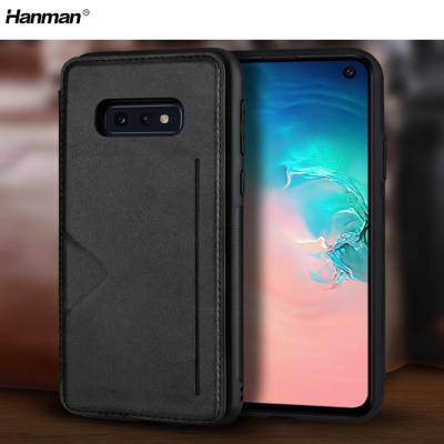 China Luxury Gorgeous Smart Leather Phone Card Holder Back Cover Case For Samsung Galaxy S10e for sale