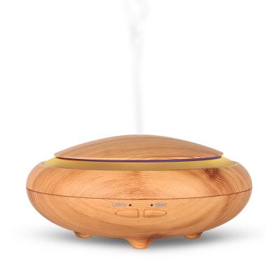 China 2021 Car Smart Home Appliance 150ml Wood Grain Desktop Essential Oil Atomizing Diffuser Ultrasonic Air Aro Ma Diffuser for sale