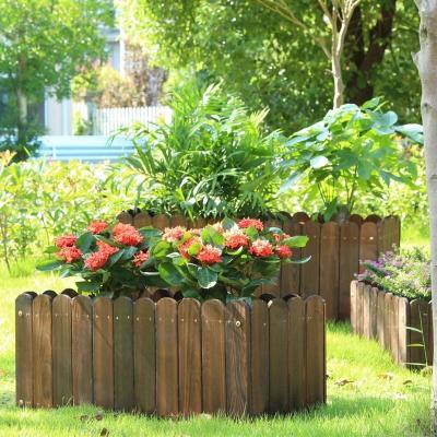 China Flower Style Flower Shelf American Outdoor Wooden Compound Box Planter Wooden Pots for sale