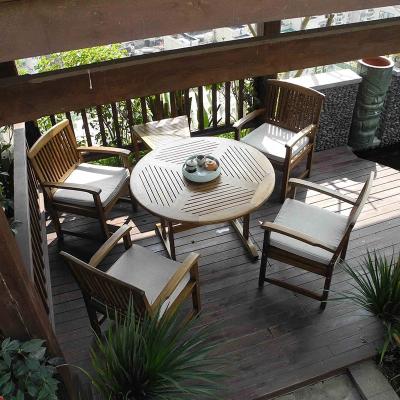 China Fashionable Teak Wood Table Pool Chair Garden Resort Patio Wholesale Price Outdoor Furniture for sale