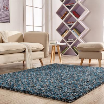 China New Design Washable Nordic Style Polyester Segment Floor Mat Mixed Color Soft Carpet Dyeing Decorative Area Rug For Home Living Room for sale