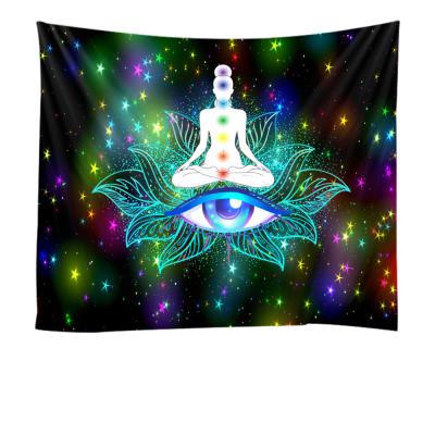 China Living Room Dorm Sofa Background Bedside Tapestry For Art Yoga Meditation Wall Hanging Wall Decor Wholesale Art Seven Chakra for sale