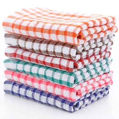 China Wholesale Viable Cleaing Cloth Cotton Kitchen Dish Absorbent Restaurant Quick Dry Cloth Tea Towel for sale