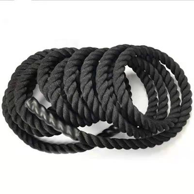 China High Toughness Power Cross Fitness Training Rope Muttahida Majlis-e-Amal Battle Rope Speed ​​Rope for sale