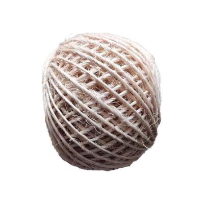 China Natural Environmental Degradation Recyclable Packaging Rope DIY Decoration Rope Sisal Rope Hemp Rope 6mm On Sale for sale