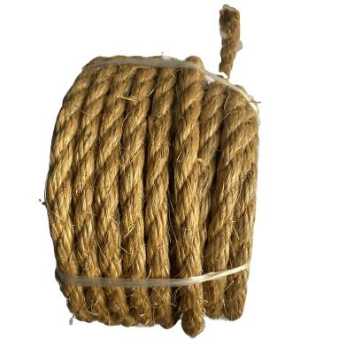 China Durable 100% Natural Sisal Braided Twisted Rope DIY Decoration Rope for sale