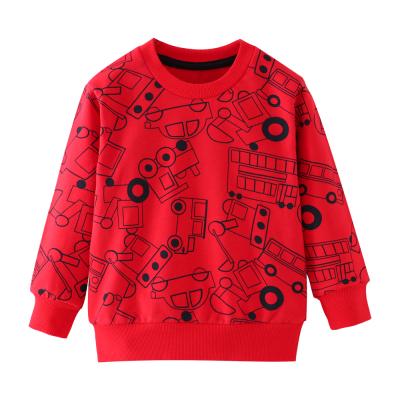 China Pure Color Anti-Shrink Round Neck Long Sleeve Children Clothing Kids Boys Shirts Custom Made Clothes for sale