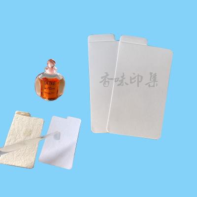 China Perfume test or for perfumed card printing and custom paper perfume test strips for menthol perfume blotter perfume paper for sale