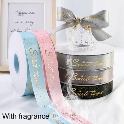 China Floral Factory Wholesale Customized Lemon Scented Polyester Front Side Double Plain 100% Silk Satin Ribbon Roll For Wrapping Decoration for sale