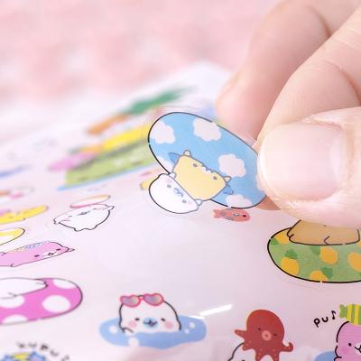 China Cartoon Sticker Scented Clear Sticker With Logo Sticker Roll Logo Label Toy Apple Logo Sticker Customized for sale