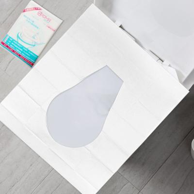 China Disposable Toilet Seat Cover Wholesale Dispenser Toilet Paper Protective Paper Flushable Cover for sale