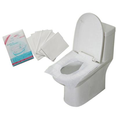 China Custom Wholesale Disposable Paper Cushion Disposable Paper Toilet Seat Covers Toilet Seat Water Soluble Paper for sale