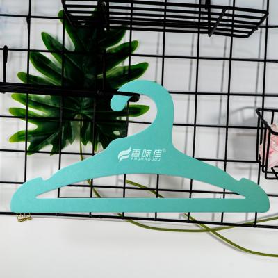 China Sustainable Custom Logo Paper Clothing Hanger Cardboard Hanger Biodegradable Coat Hanger for sale