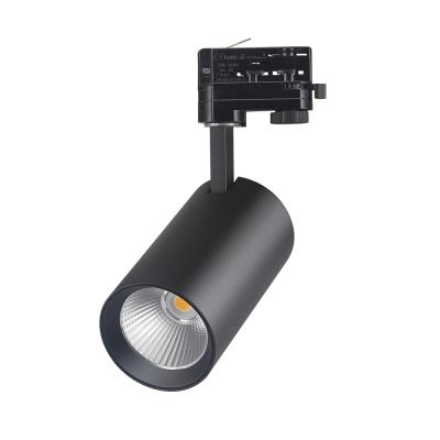 China EUROPEAN led track light with silver body of 1 and 3 phase spotlights for sale