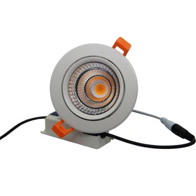 China Hotel High Brightness 20w COB Led Downlight Europe Down Light Downlights 90mm Cutout for sale